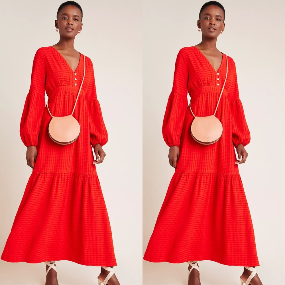 Anthropologie Alisha Tiered Maxi Dress x Amadi - Picture 1 of 6